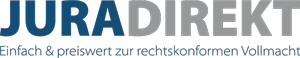 Logo Jura Direkt - Einfach und Preiswert zur rechtskonformen Vollmacht